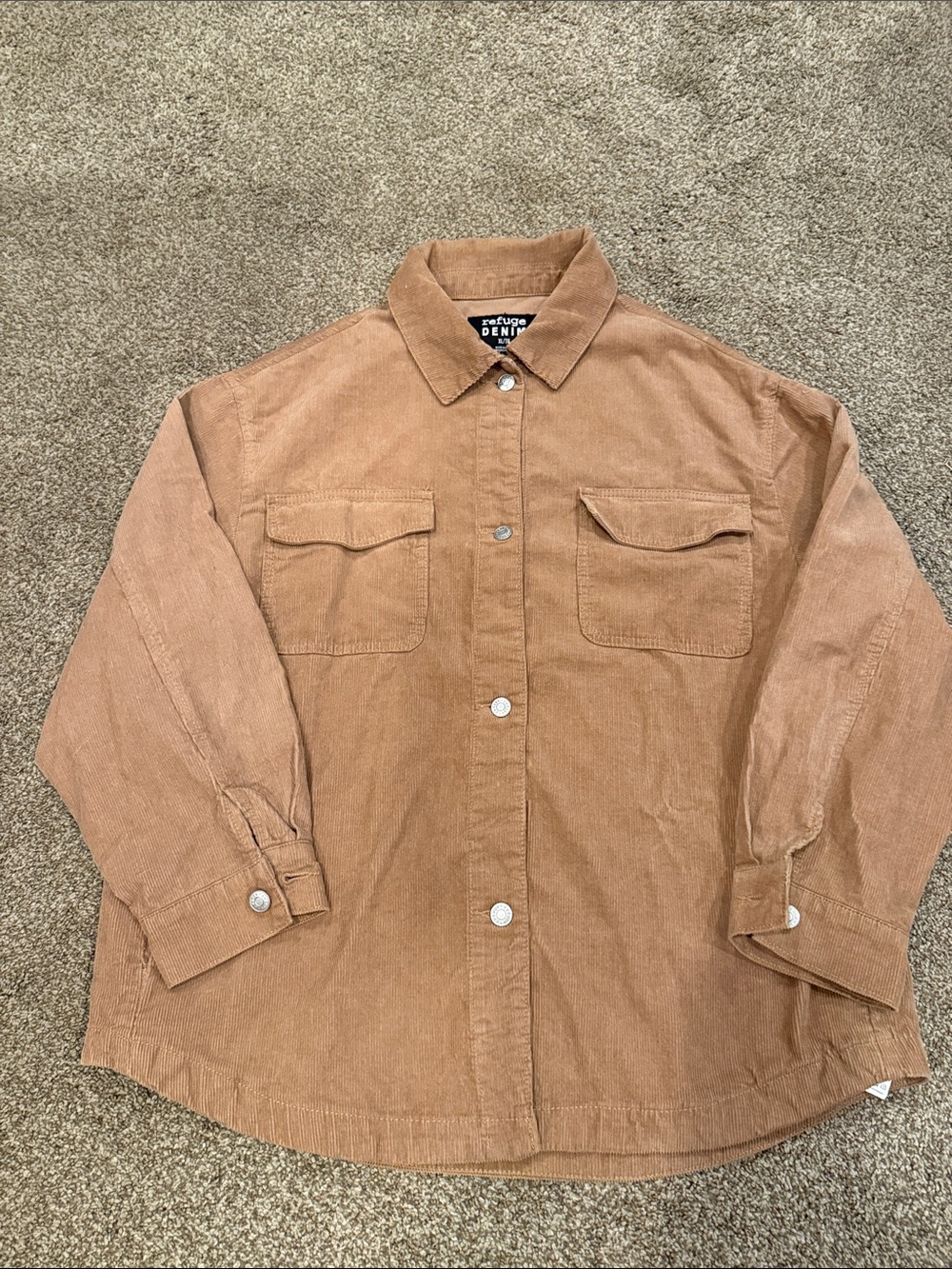 Refuge Denim Corduroy Shirt Jacket